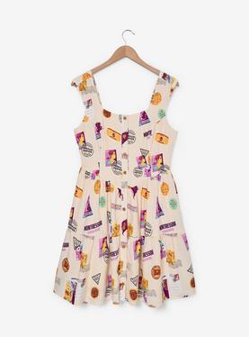 Disney Treasure Planet Stamp Portraits Allover Print Tank Dress, , hi-res